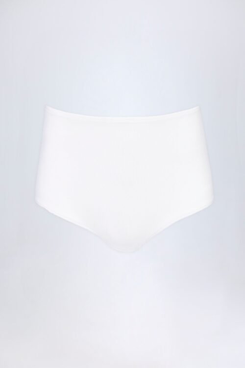 Slinky Jersey Low-Rise Hotpants in White - Image 5